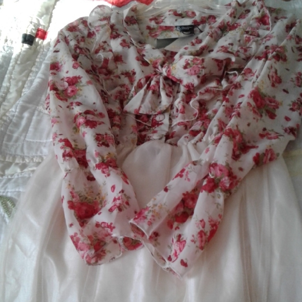 Floral Ruffle Dress - Picture 7 of 7